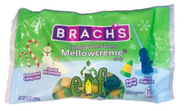 Elf Brachs Christmas Candy/Corn Cane Forest Mellowcreme Candy 8oz New-SHIP 24HRS - £7.72 GBP