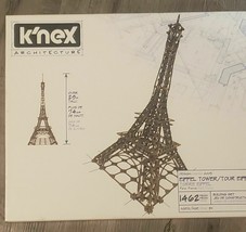 KNEX Architecture: Eiffel Tower Building Set 1462 Pieces - £45.83 GBP