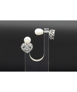Crossfor Dancing Stone Dancing Tenderness 925 Sterling Silver Earrings N... - $124.99