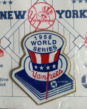 New York Yankees 1956 World Series Replica Souvenir Hat Lapel Collector Pin 1996 - £11.79 GBP