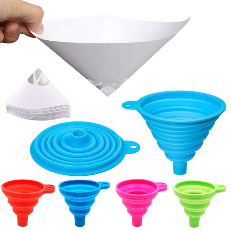 Paint Straining Funnel Disposable Filter Paper 100 Mesh Conical Paint Purifying - £6.63 GBP+