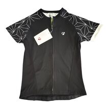 Bontrager Sonic Jersey Shirt Womens Medium Geometric Cycling Full Zip Fi... - $34.19