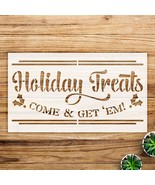 Holiday Treats Stencil Pattern for Kitchen and Home Decor, Reusable Myla... - $274.09 MXN