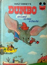 Walt Disney&#39;s Dumbo on Land, on Sea, in the Air by Jerry Walters  / 1972 HC - £1.78 GBP