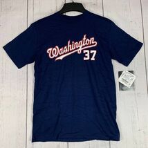Washington Nationals Strasburg 37 MLB Large Casual T-Shirt Blue New Youth - $13.94 CAD