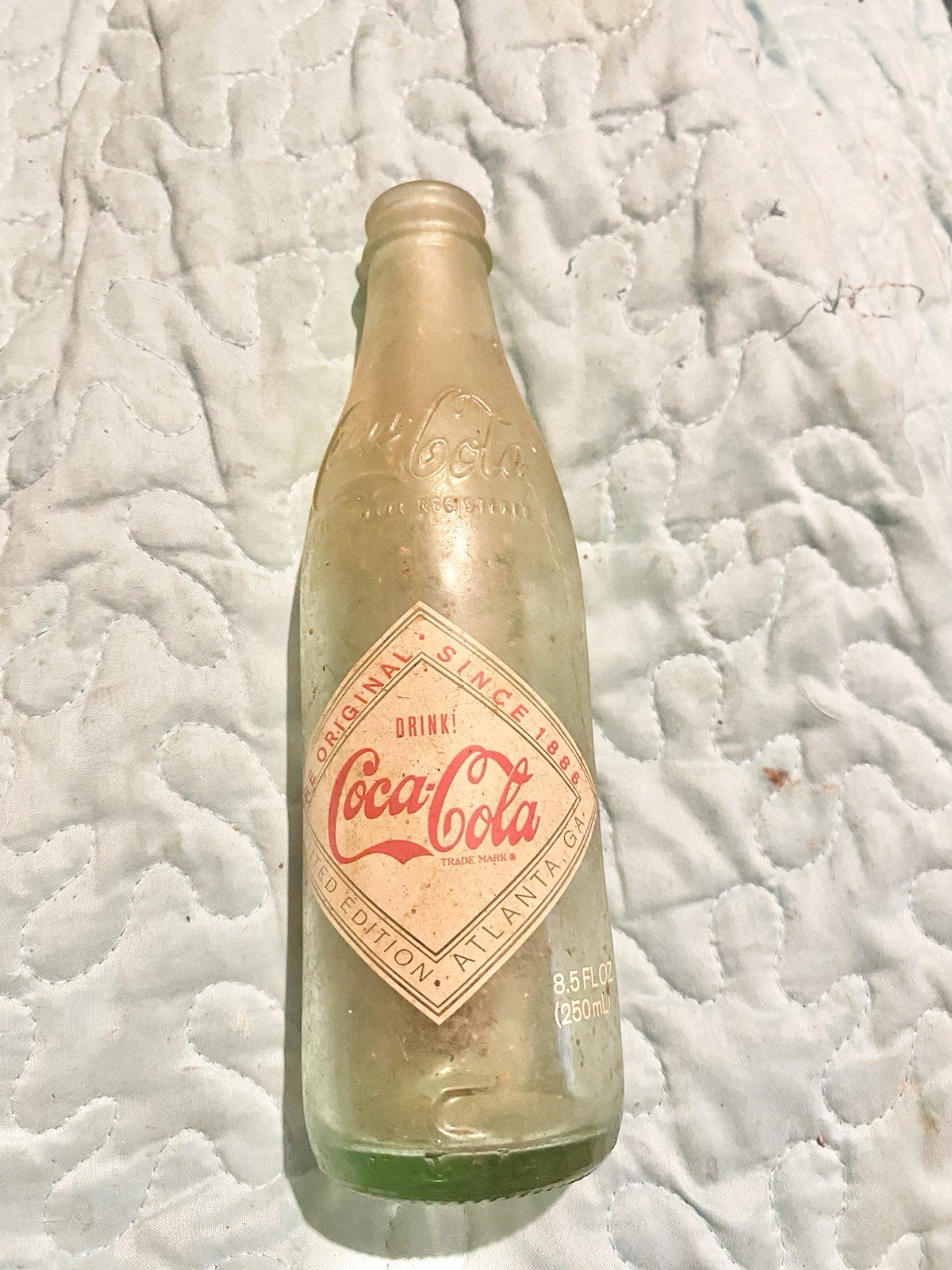 Vintage Coca-Cola Glass Bottle1886 Limited Edition Circa 1900 2008 Atlan... - $10.00