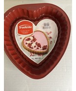 Trudeau Red Heart-Shaped Non-stick Cake Pan 9&quot; Valentine&#39;s Day baking He... - $335.28 MXN