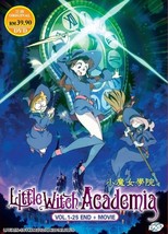 Dvd Anime ~English Dubbed~ Little Witch Academia (Volume.1-25 End + Movie) - £55.87 GBP