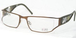 Exalt Cycle Express Col.4 Brown Eyeglasses Glasses Metal Frame 53-18-130mm Italy - £100.11 GBP