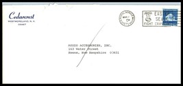 1975 US Cover - Cedarcrest, Westmoreland, New Hampshire to Keene, NH M11 - £1.57 GBP