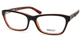 New Donna Karan New York Dy 4649 3639 Black On Brown Eyeglasses 53-16-140mm - £42.40 GBP