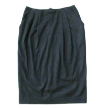 NWT MM. Lafleur Williamsburg Pencil in Navy Wool Stripe Pleated Pocket Skirt 2 - £38.99 GBP