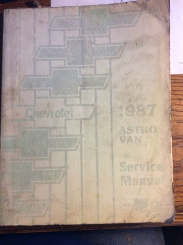 USED 1987 Chevrolet Astro Van Service Manual ST-372-87 - £14.51 GBP