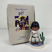 The Blue Boy Figurine 7315 The Children Of Ted DeGrazia Goebel 1985 Box Cactus - $39.59