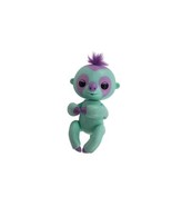 Fingerlings Green w Purple Sloth Wow Wee Sound Figure - £5.45 GBP