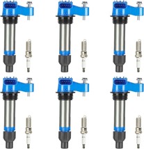 Ignition Coil Pack + Iridium Spark Plugs for Buick Allure Enclave Cadillac ATS - $154.05