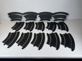 Lot Of 14 Hornby 1/32 Scalextric Sport Slot Car Curved Track Pieces: C - $67.99