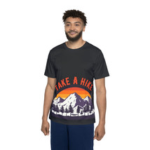 Men&#39;s Retro &quot;Take a Hike&quot; T-Shirt: All-Over-Print, Moisture-Wicking Spor... - $40.17+