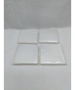 Lot Of (4) (80+) Square Board Game Clear Soft Sleeves 70MM X 70MM  - $17.82