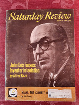 Saturday Review March 15 1969 John Dos Passos Alfred Kazin James Cass - $10.80