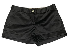 Express Design Studio Women’s Black Shorts Size 4 Satin Excellent Condition - $18.32