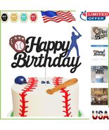 Exquisite Baseball Cake Topper with Glitter - Perfect for Birthday Celeb... - $21.25 CAD