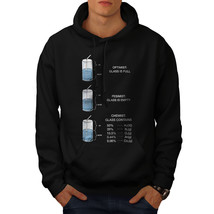 Wellcoda Optimist Science Mens Hoodie, Pessimist Casual Hooded Sweatshirt - £25.84 GBP+