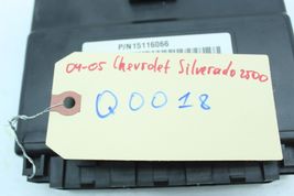 03-06 CHEVROLET SILVERADO BODY CONTROL MODULE Q0018 image 12