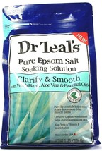 1 Count Dr. Teals Pure Epsom Salt Soaking Solution Clarify Smooth Aloe V... - £15.92 GBP