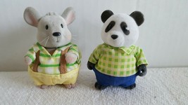 A Pair of Vintage Calico Critters Animal Toys 1980s in Good Condition Ship Fast - £7.71 GBP