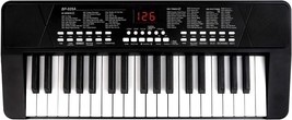 M Sanmersen Piano Keyboard For Novices, 37 Keys Built-In 1200Ma, Black - £52.07 GBP
