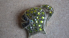 Vintage Weiss Knights Helmet Rhinestone Brooch Pin - £59.81 GBP