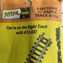 N Scale Atlas 11&quot; Radius Curve Track  #2520 - $14.73
