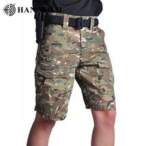 Men Army  Short Suits Summer Cycling Shorts Suit Mens Short Pants+Shirts Cargo S - £99.10 GBP