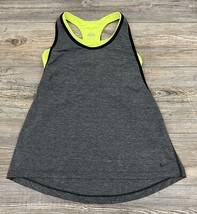 Nike Dri-Fit Racerback Tank Top with Attached Sports Bra Medium #643314-035 - £14.01 GBP