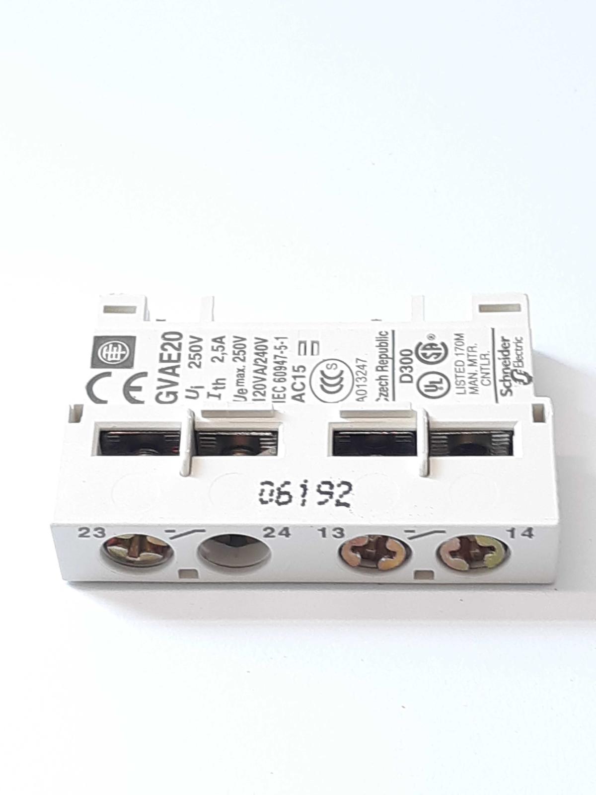 Telemecanique GVAE20 Auxiliary Contact 250V 2.5A  - $7.99