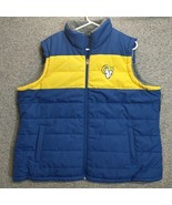 Los Angeles Rams NFL Women’s 3XL Reversible Puffer Vest Body Warmer Foot... - $24.74