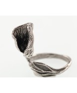 Calla Lily in Sterling Silver Band Ring Size 5.5 - $2,547.35 MXN