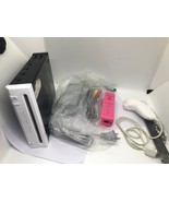 Nintendo Wii Console black With controller   RVL-101 - Tested and Works - £43.20 GBP