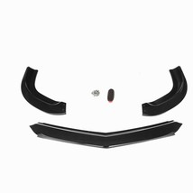 Black Front Bumper Spoiler Splitter Lip fits Benz C-Class W204 C63 2008-... - £189.22 GBP