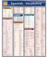 Spanish Vocabulary by Staff BarCharts Inc. (2001, Book, Other) - $5.95