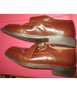 Febo Fratelli Penyu Brown Oxford Dress Shoes size 9.5 lightly worn - £30.18 GBP