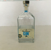 Empty odd fellows gin bottle embossed decorative liquor bottle craft supply - $19.75