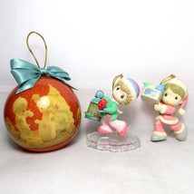 Lot of Precious Moments Skater Girl, Joy Boy and Ball Ornaments 1994, 1996, 1999 - £11.92 GBP