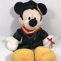 Graduation Mickey Disney Toy Graduation Plush Diploma Cap Gown - $11.24