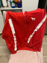 Red Pink Victoria’s Secret Jacket Size L  - $24.75