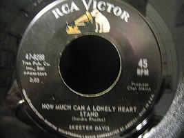 Skeeter Davis-How Much Can A Lonely Heart Stand / He Says The Same-45rpm-1963-EX - £5.92 GBP