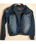 7 For All Mankind (girl) Denim button up jacket Md - £7.77 GBP