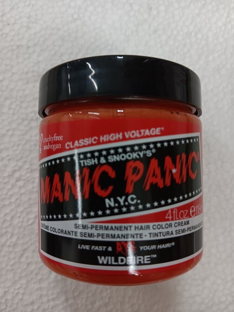 Primary image for Manic Panic Vegan Semi Permanent Hair Dye Color Cream 118 mL (Wild Fire)