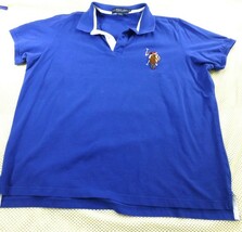 U.S. Polo Assn. XL Blue Polo Shirt With Embroidered Horse &amp; Player - $12.83